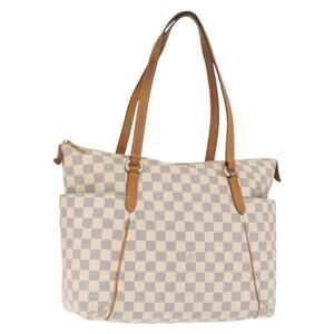 LOUIS VUITTON Damier Azur Totally MM Tote Bag N51262 LV Auth 159535